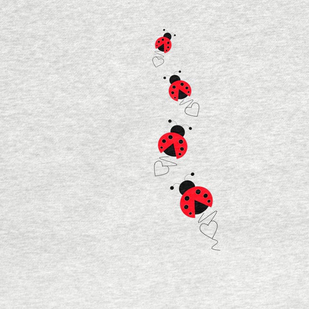 LADY Bug Love Happy Valentines Day. by SartorisArt1